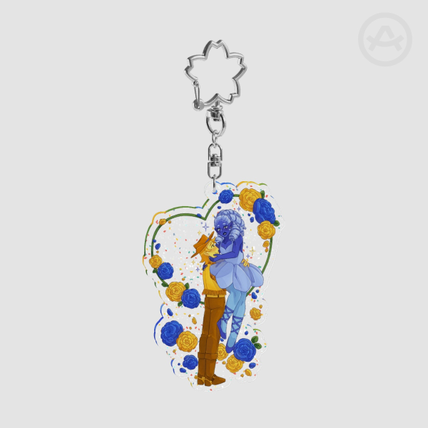 A Flower's Dream Romance Keychain