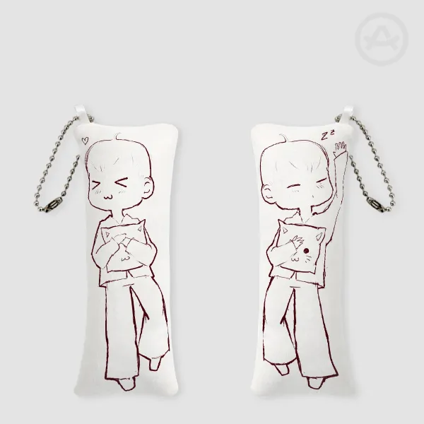 YCH Mini Dakimakura - Body Pillow Keychains