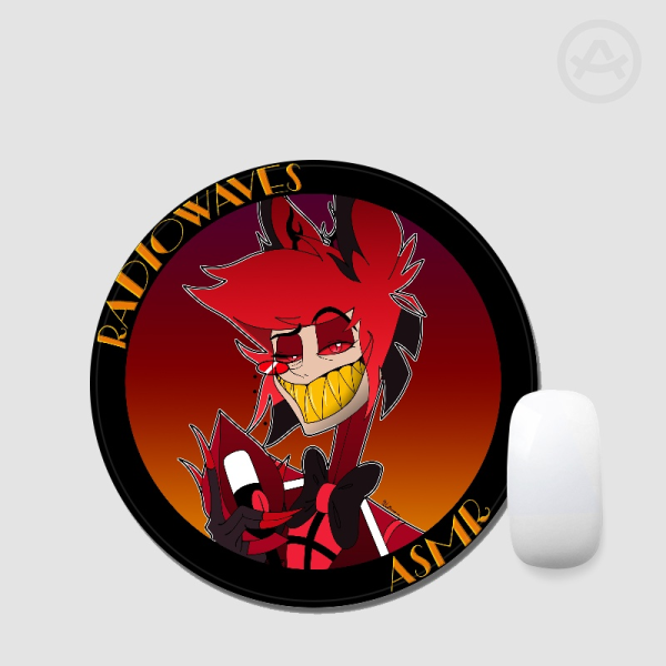 RadiowavesASMR logo Round Mouse Pad
