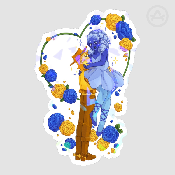 A Flower's Dream Romance Sticker