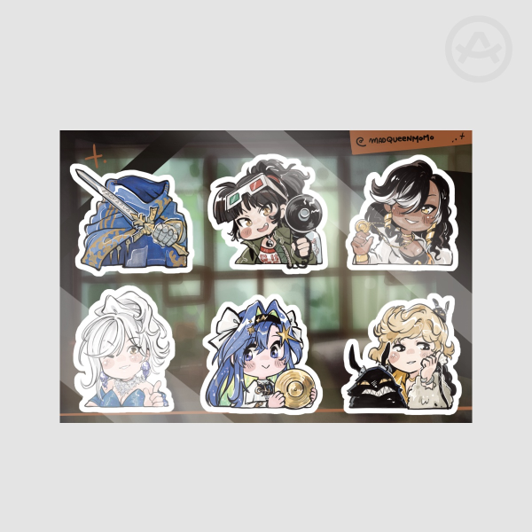 [Reverse1999] 6star Starter Sticker Sheet vol.2