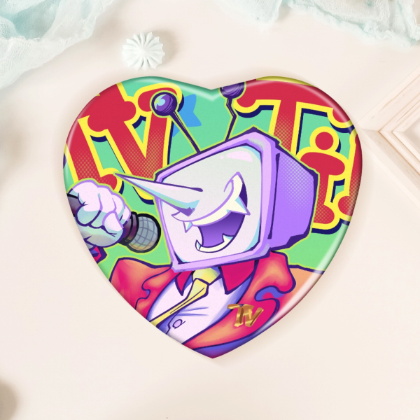 Tenna Heart Shaped Badge