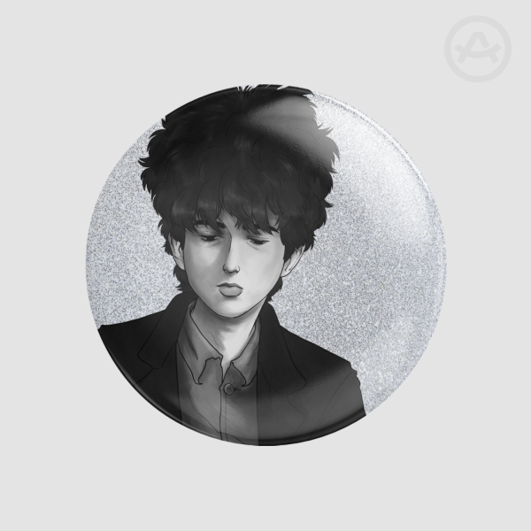 Grey Album Ian McCulloch Pin Badge