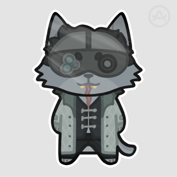 Victor Gideon Glossy Sticker (RE9)