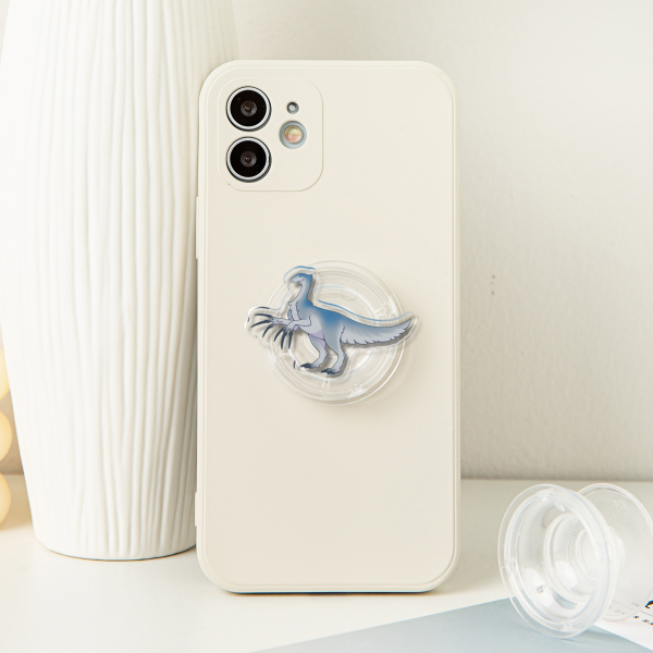 Thora the Therizinosaurus Doodlesaur Acrylic Airbag Phone Holder