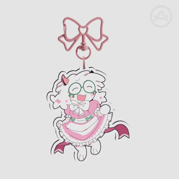 Princess Ralsei Keychain