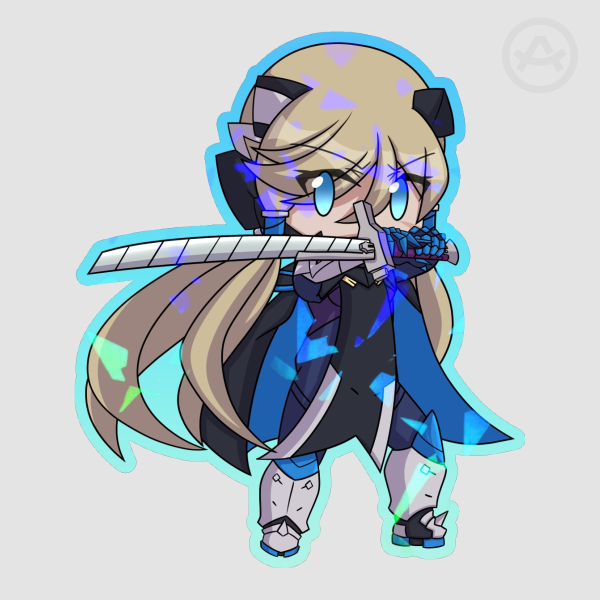 [IX] Blade Colored Edge Sticker