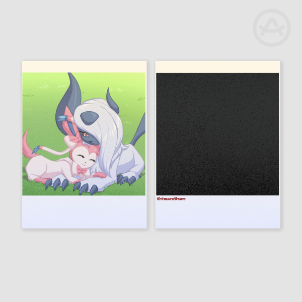 Sylveon&Absol Polaroid - Pokemon