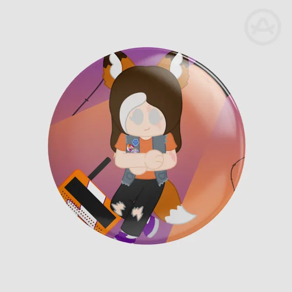 Autumn - Large Button Pin