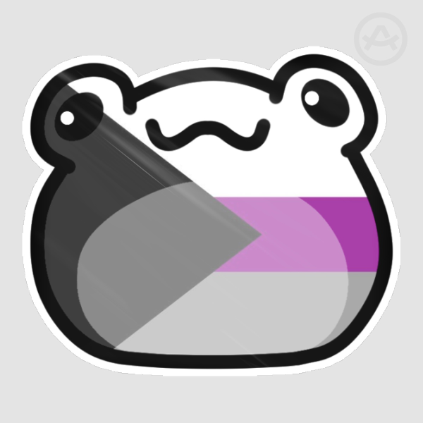 Demi Frog Sticker