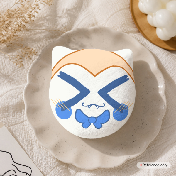 Cat Angel Lucifer Plush Badge