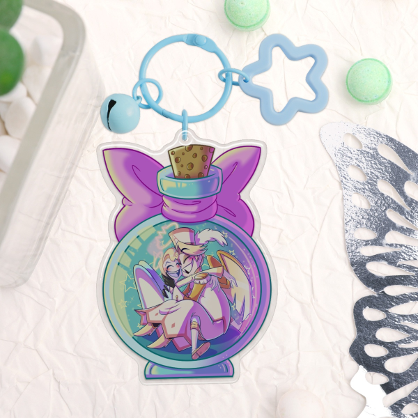 Love In A Bottle HolyGates Keychain