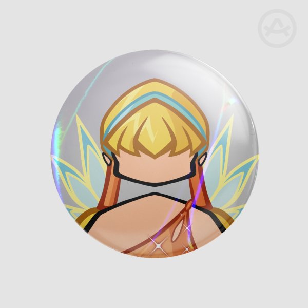 Sun and Moon Fairy - PFP Style Button Pin