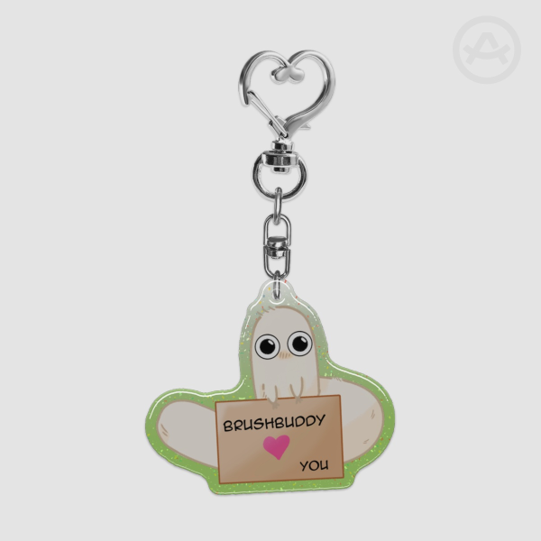 BrushBuddy Acrylic Keychain