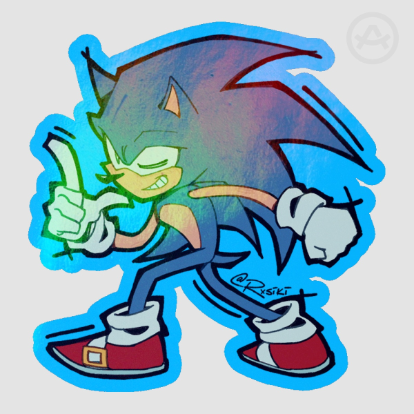 Sonic Holo Sticker