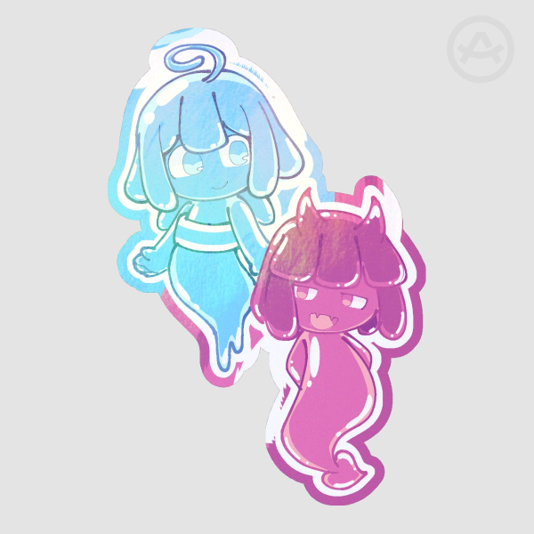 Stratas and Devi Sticker