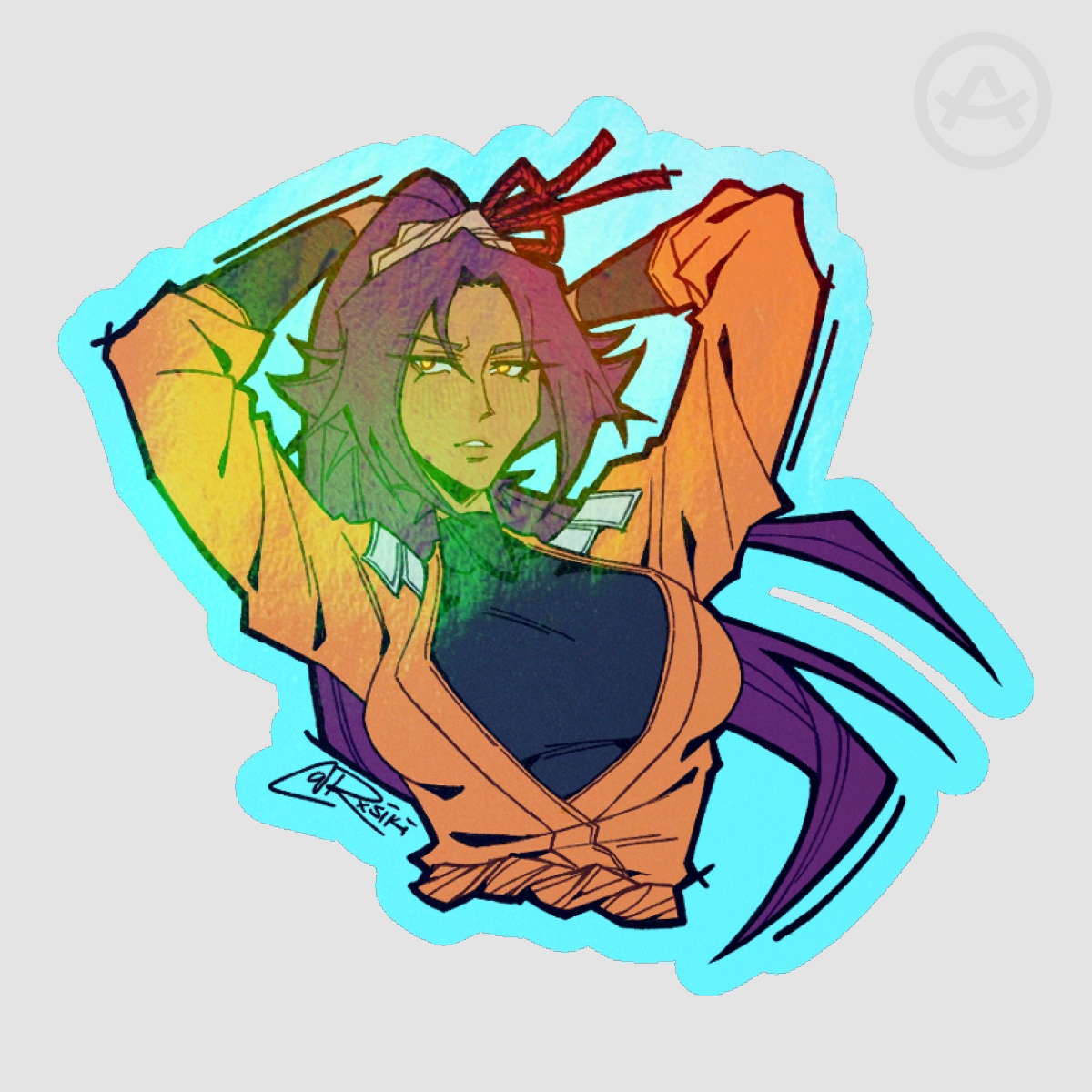 Yoruichi Holo Sticker