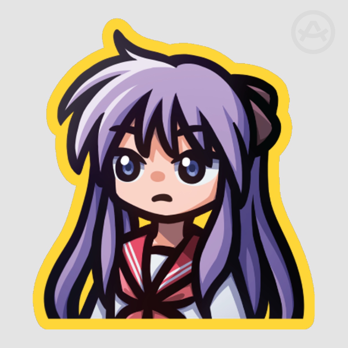Lucky Star Sticker - Hiiragi Kagami