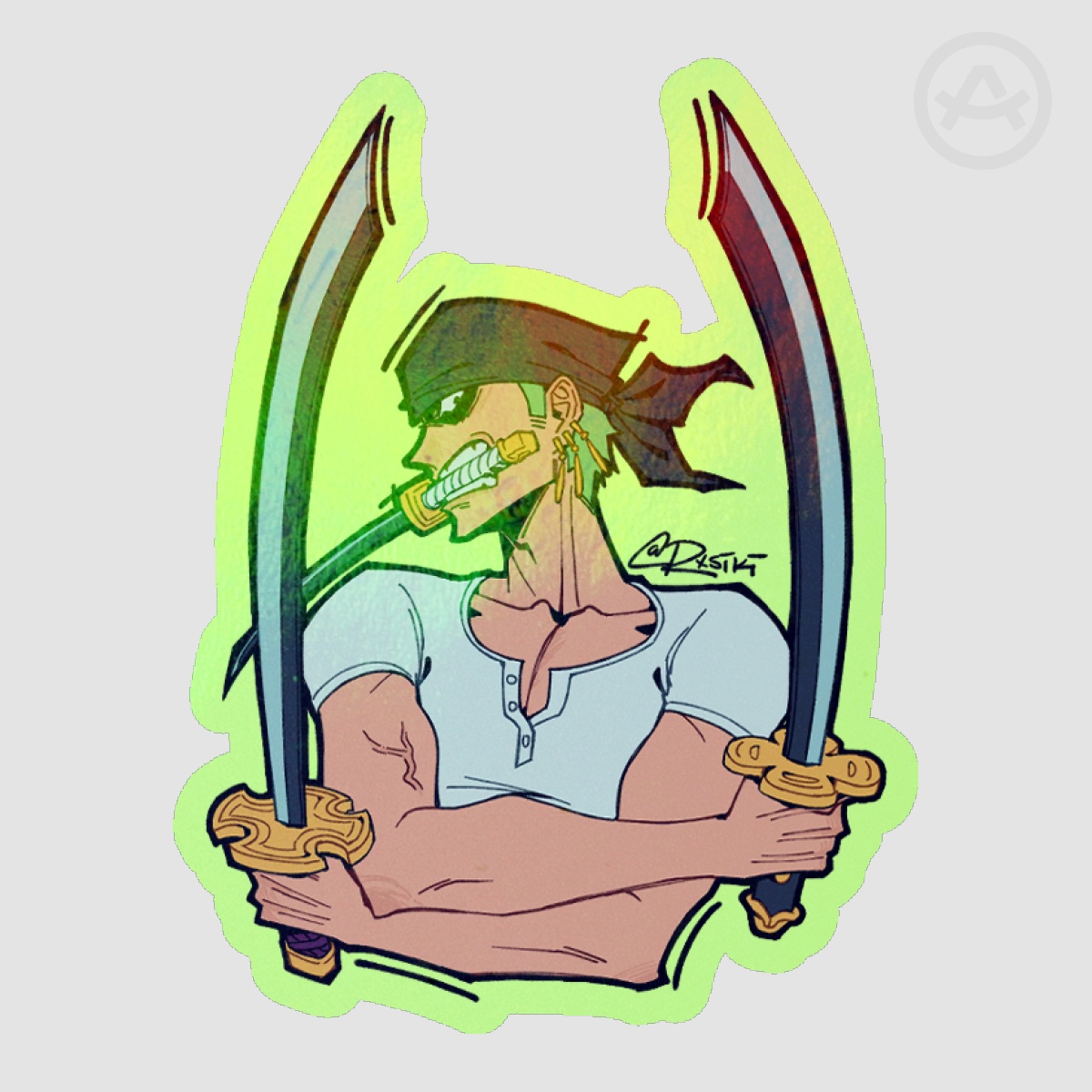 Zoro Holo Sticker