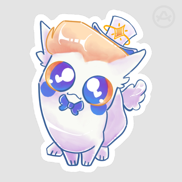 Cat Angel Lucifer Sticker