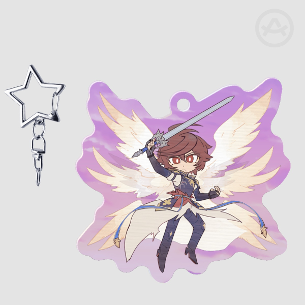 Sandy Lenticular Acrylic keychain
