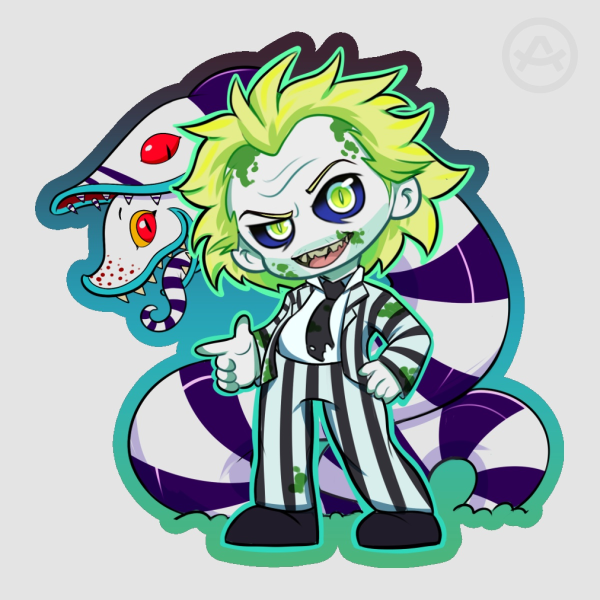 Beetlejuice Sticker