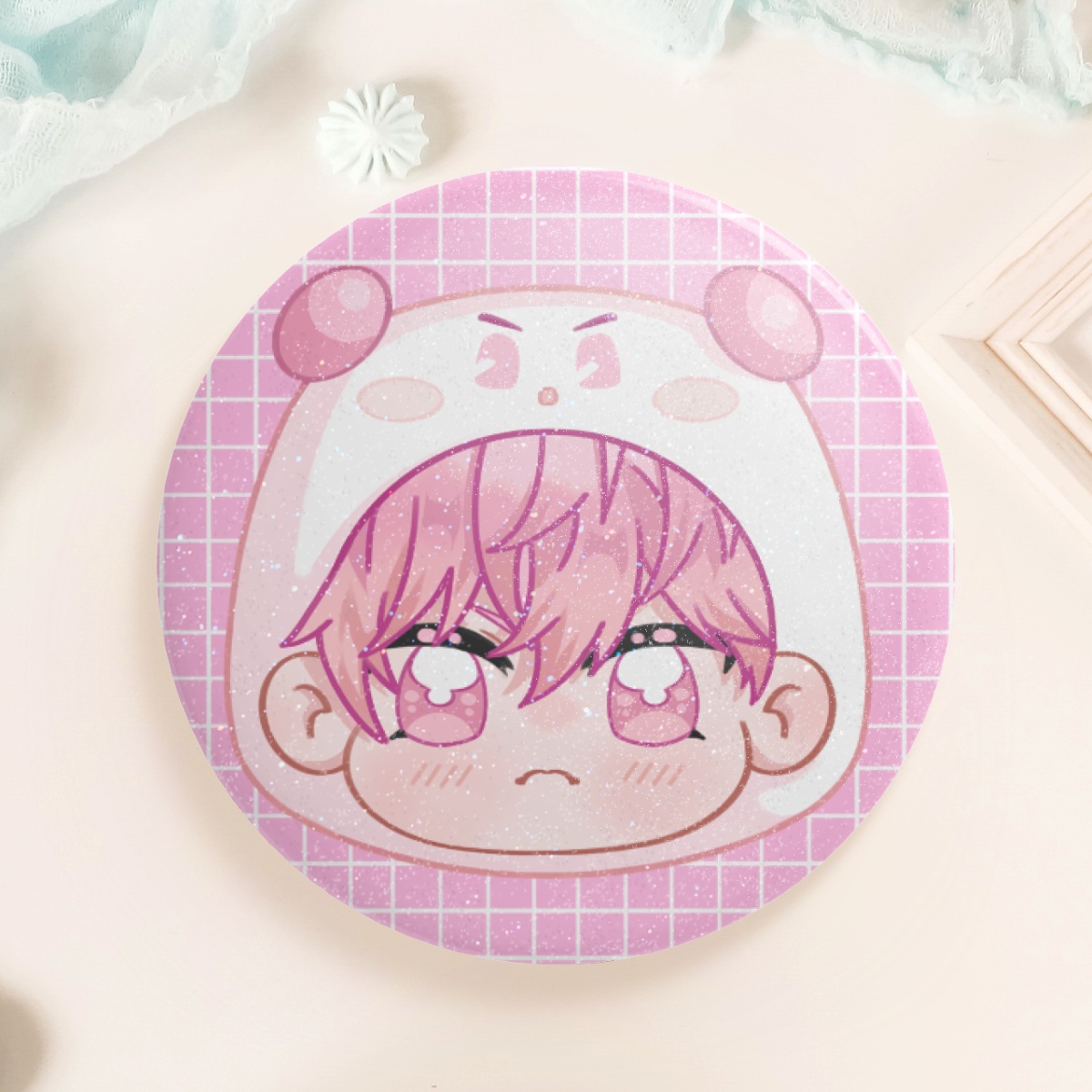 Plave Chae Bamby Chibi MMMM Miimu Badge