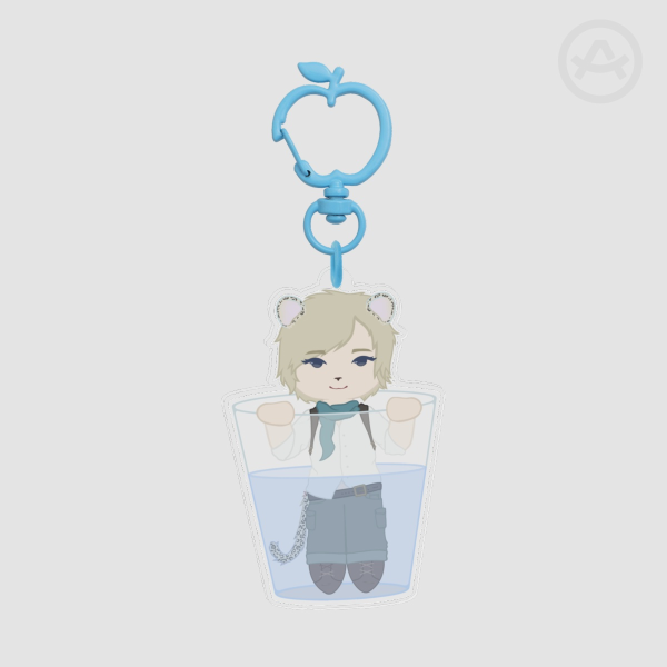 Snow Leopard Sherry Birkin (re6) Keychain