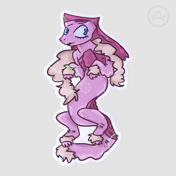 Princess Cecelia Holo Heart Sticker