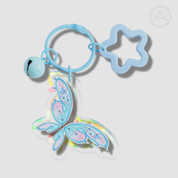 Broken Glass Acrylic Keychains