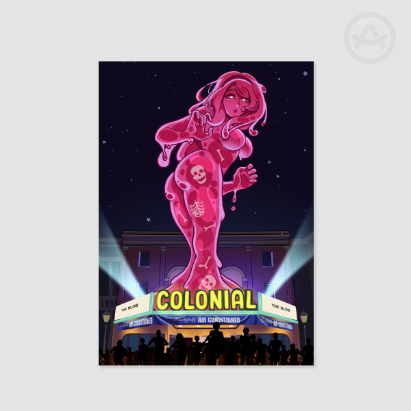 The Blob - Monster Girl Mayhem Print
