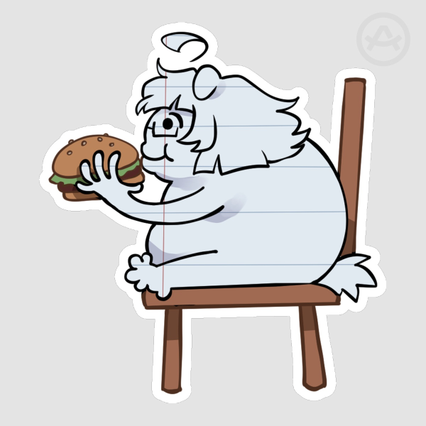 fat chud buddy but a sticker