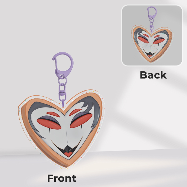 Stolas Sprinkle Cookie 2.75" Glitter Acrylic Keychains