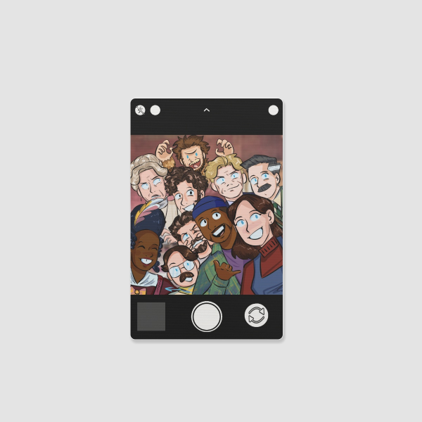 Button House Lenticular Card || BBC Ghosts