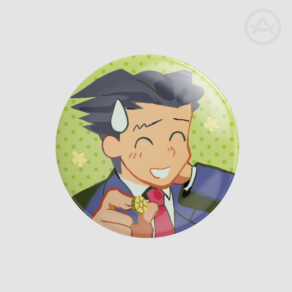 Phoenix Wright Badge Pin