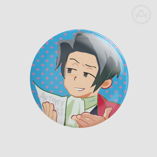 Miles Edgeworth Badge Pin