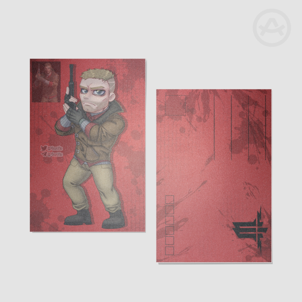 Postcards A5 with Wolfenstein