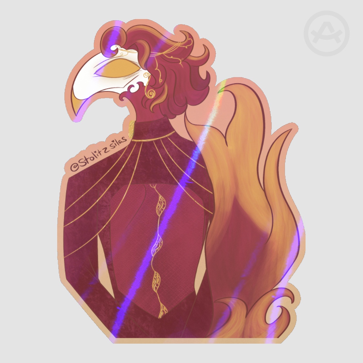 King Purson | RWYLM 2.5" Holo Rainbow Sticker