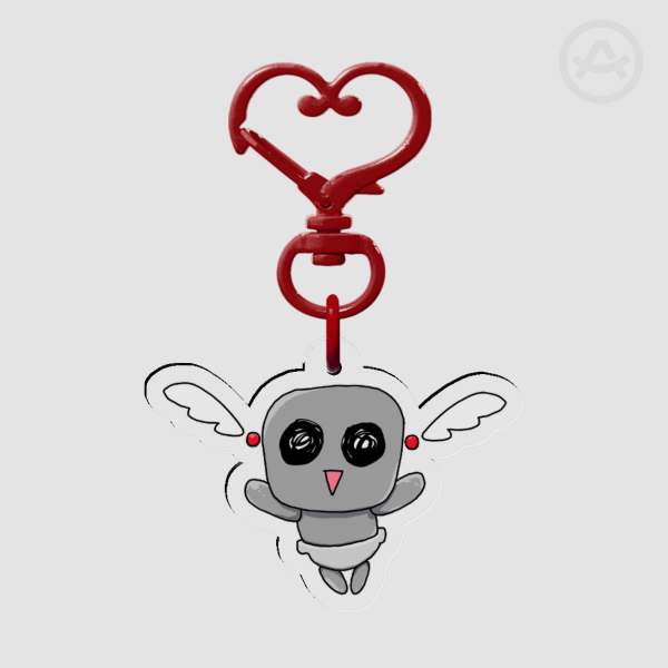 Mecha-Cupid Keychain