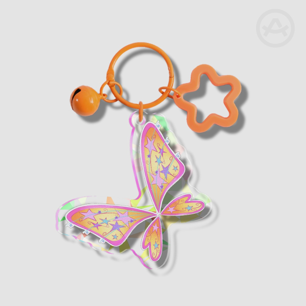 Broken Glass Acrylic Keychains