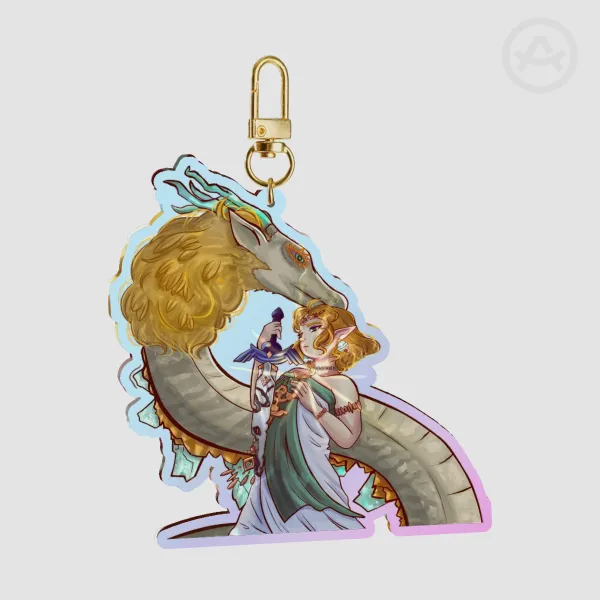 Zelda TOTK Holo Keychain