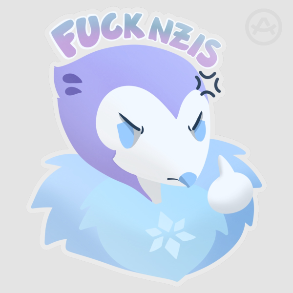 Chibi Andre - Clear PET Vinyl Die Cut Stickers