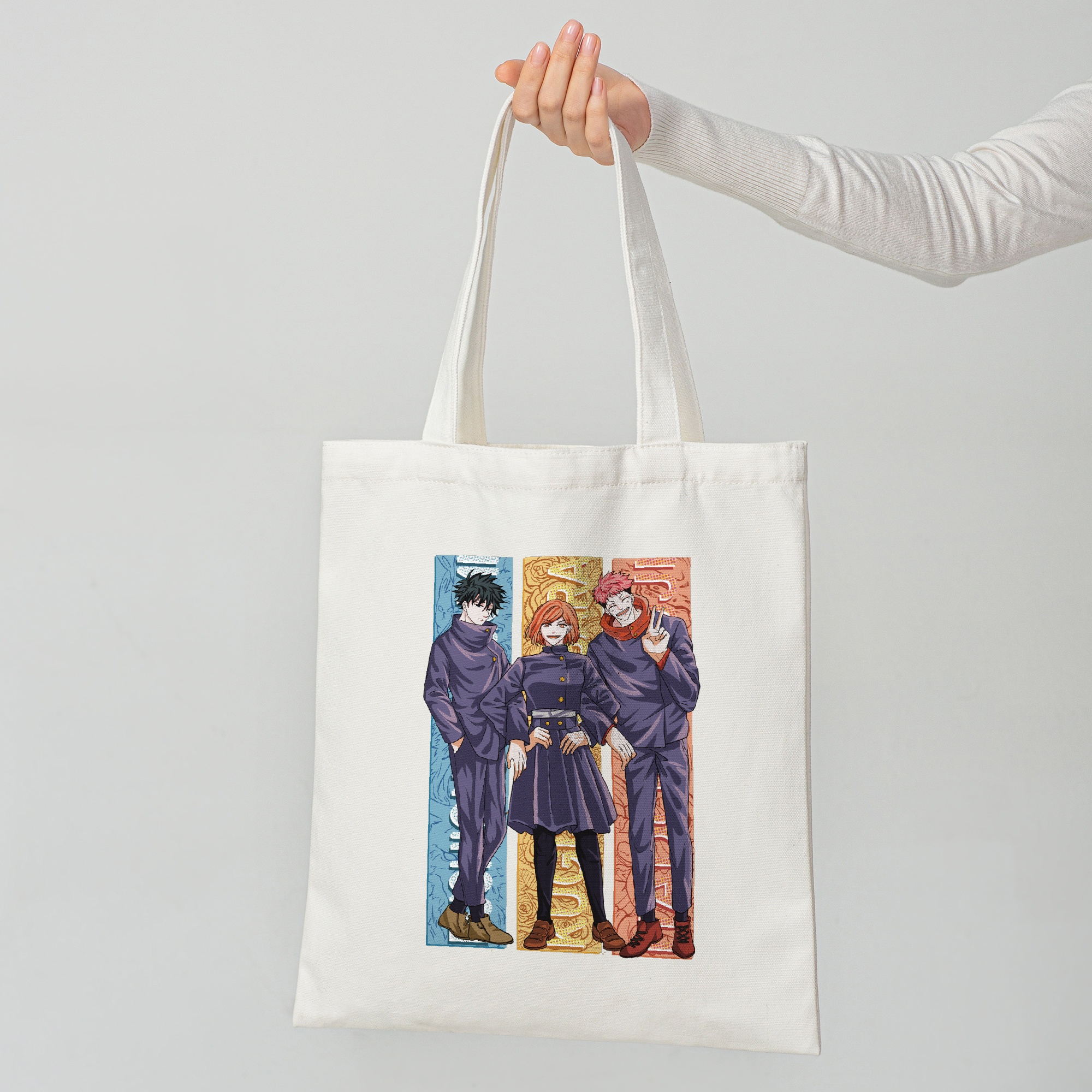Jujutsu First Year Megumi Nobara Yuji Totebag