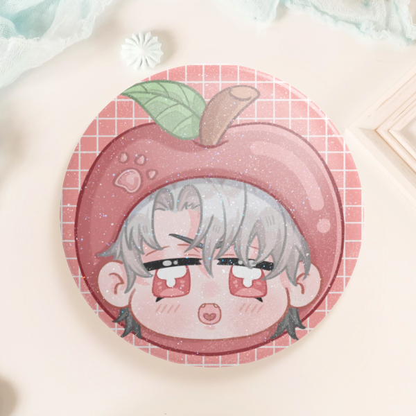 Plave Do Eunho Chibi Apple Badge