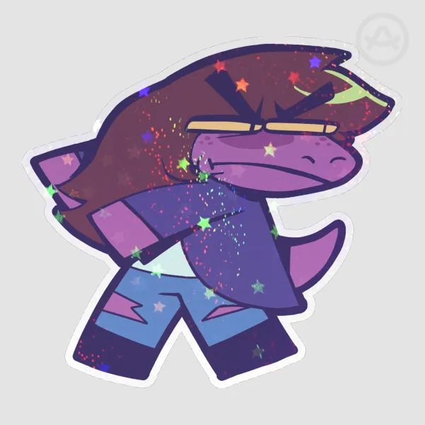 Susie! Holographic stars Sticker