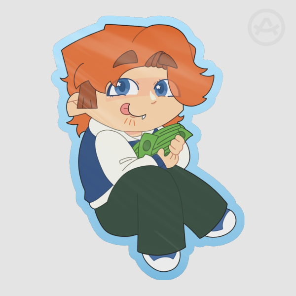 Logan Bell Glossy Sticker
