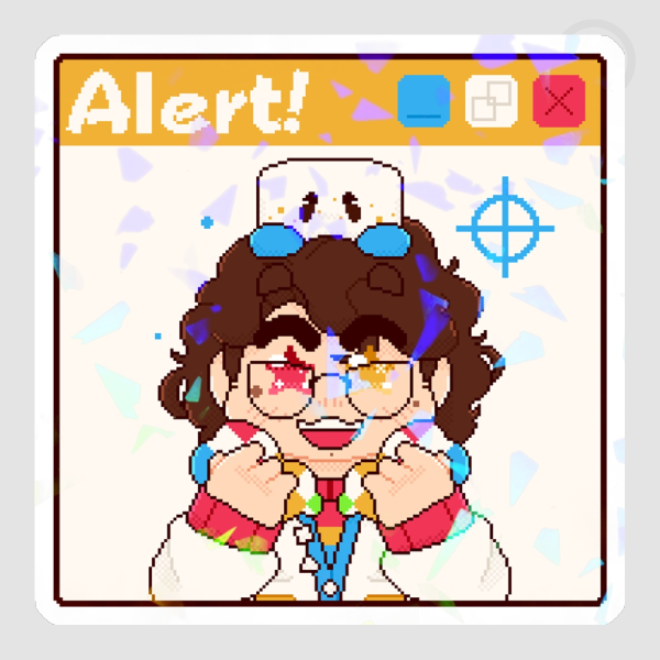 Alert! | Pixel | Sticker