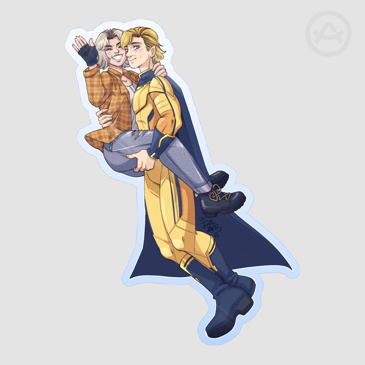 Boblena "Going on a date!" Sticker (glossy)