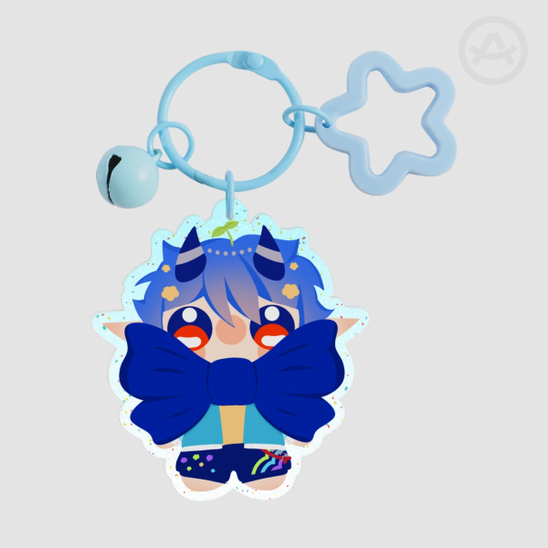 Sato Glitter Acrylic Keychains