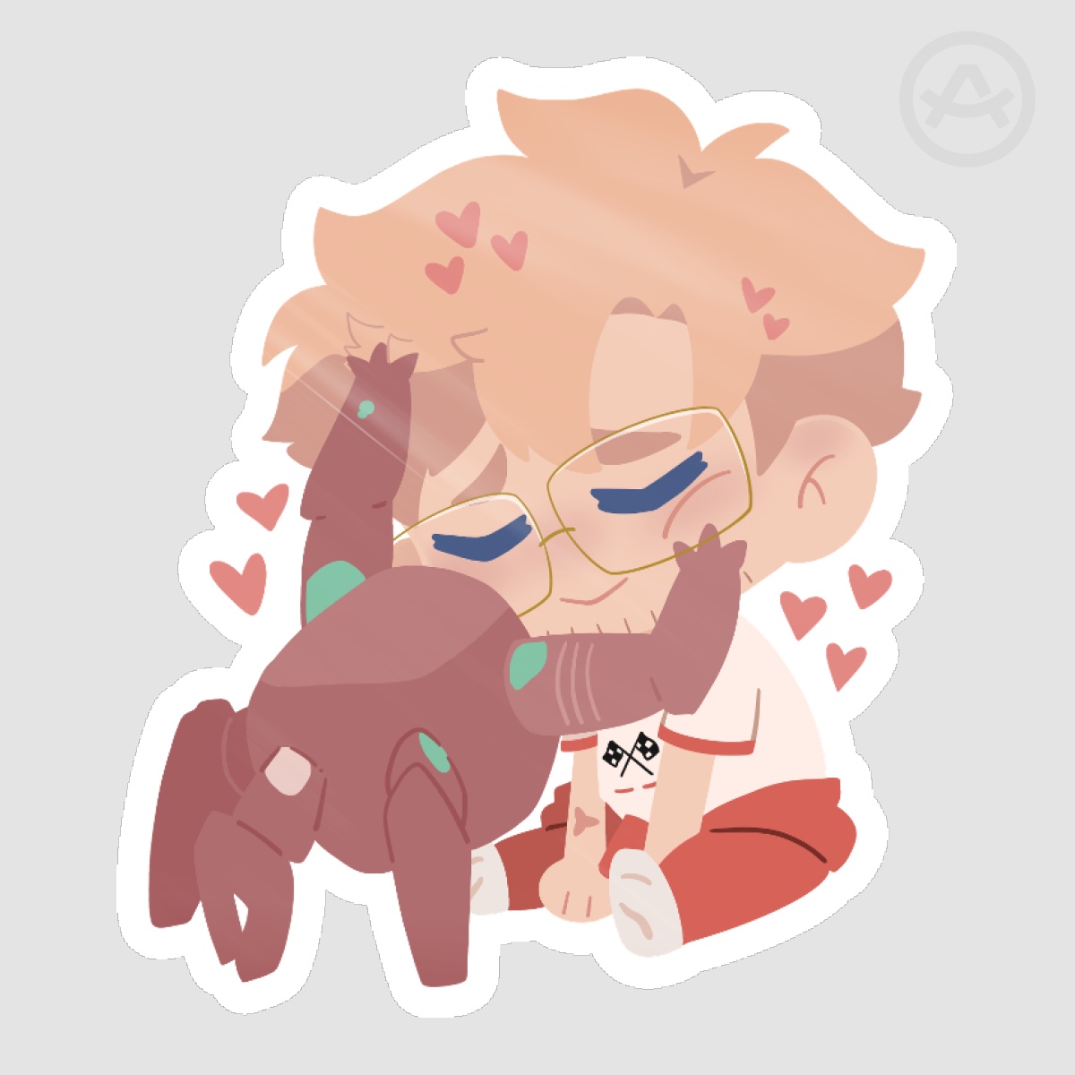 Headpat Grace Rocky Sticker | Project Hail Mary